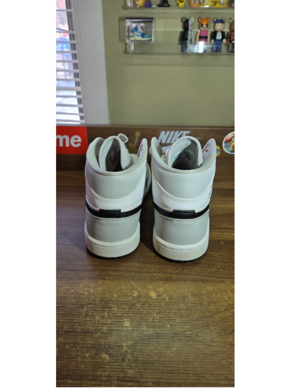Nike Air Jordan 1 Mid Grey Fog BQ6472-015 Size 6.5w/5y - Picture 4 of 7